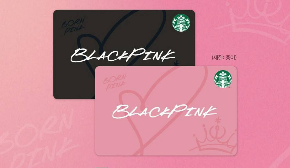 blackpink starbucks collection
